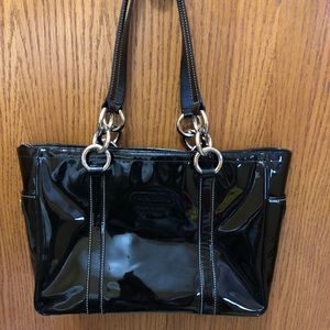 Coach black shoulder bag